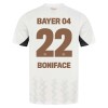 Camiseta de fútbol Bayer 04 Leverkusen Victor Boniface 22 Segunda Equipación 2024-25 - Hombre